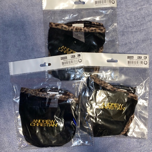 Andrew Christian Sheer leopard Brief - Picture 9 of 10